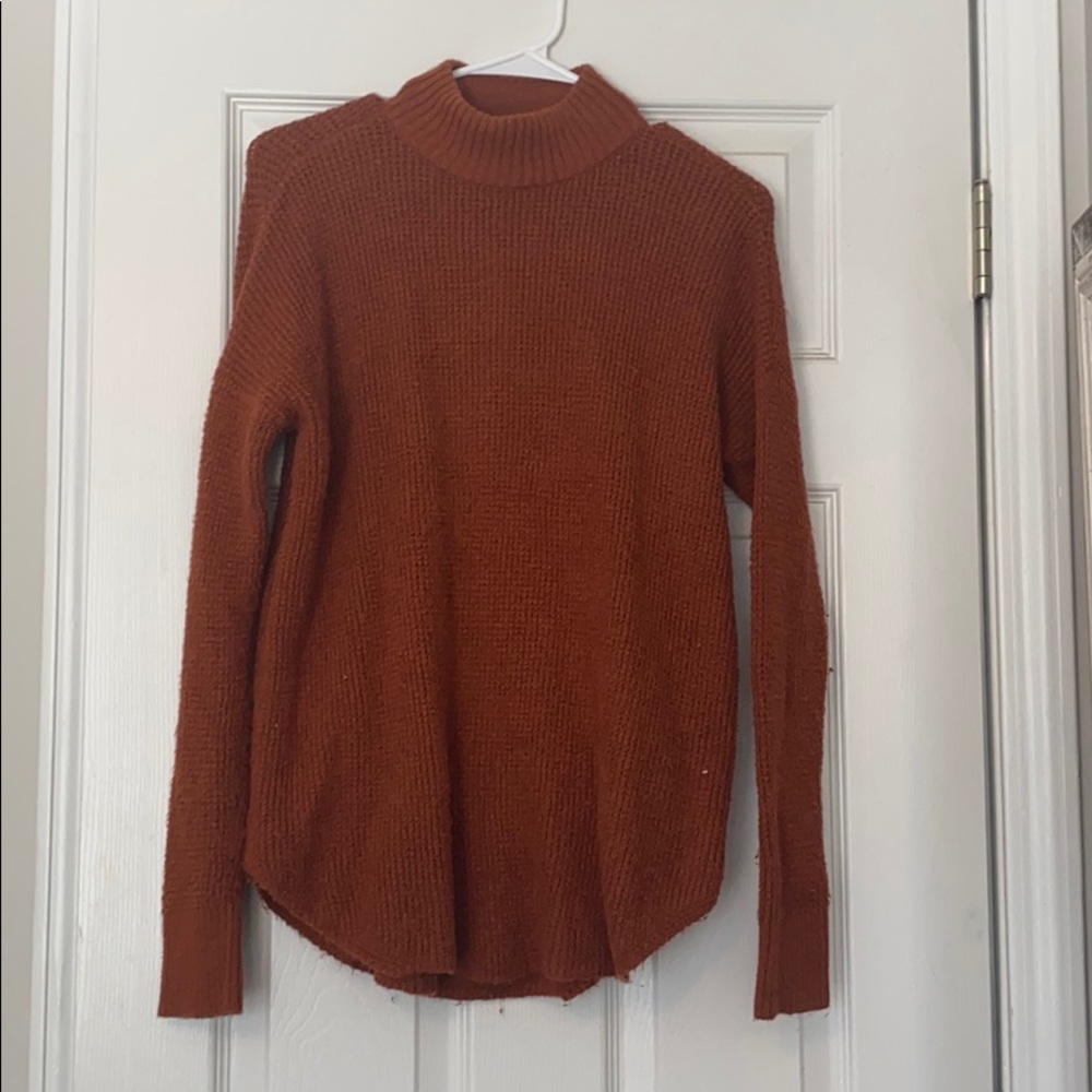 burnt orange american eagle sweater